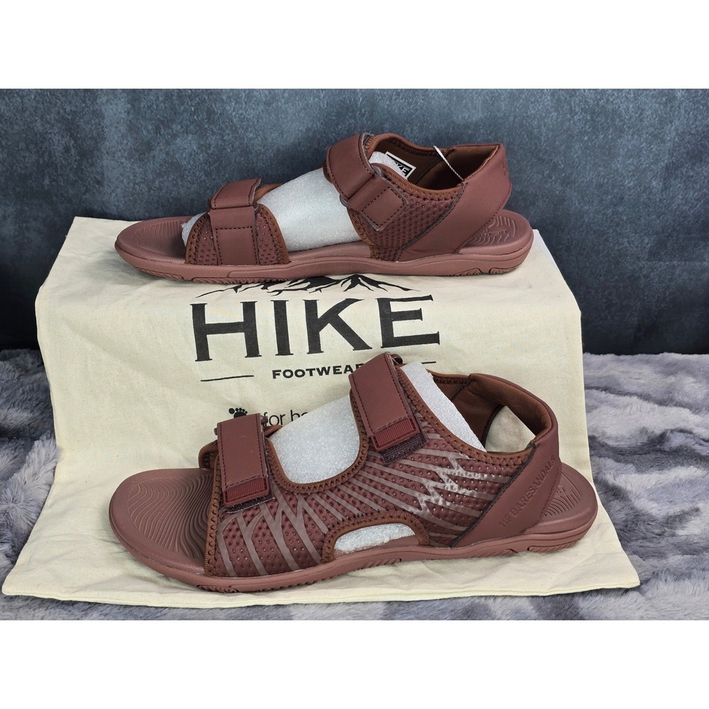 NWT Hike Footwear Baresandals III Chocolate Brown Barefoot Sandals WMNS 9 EU 40